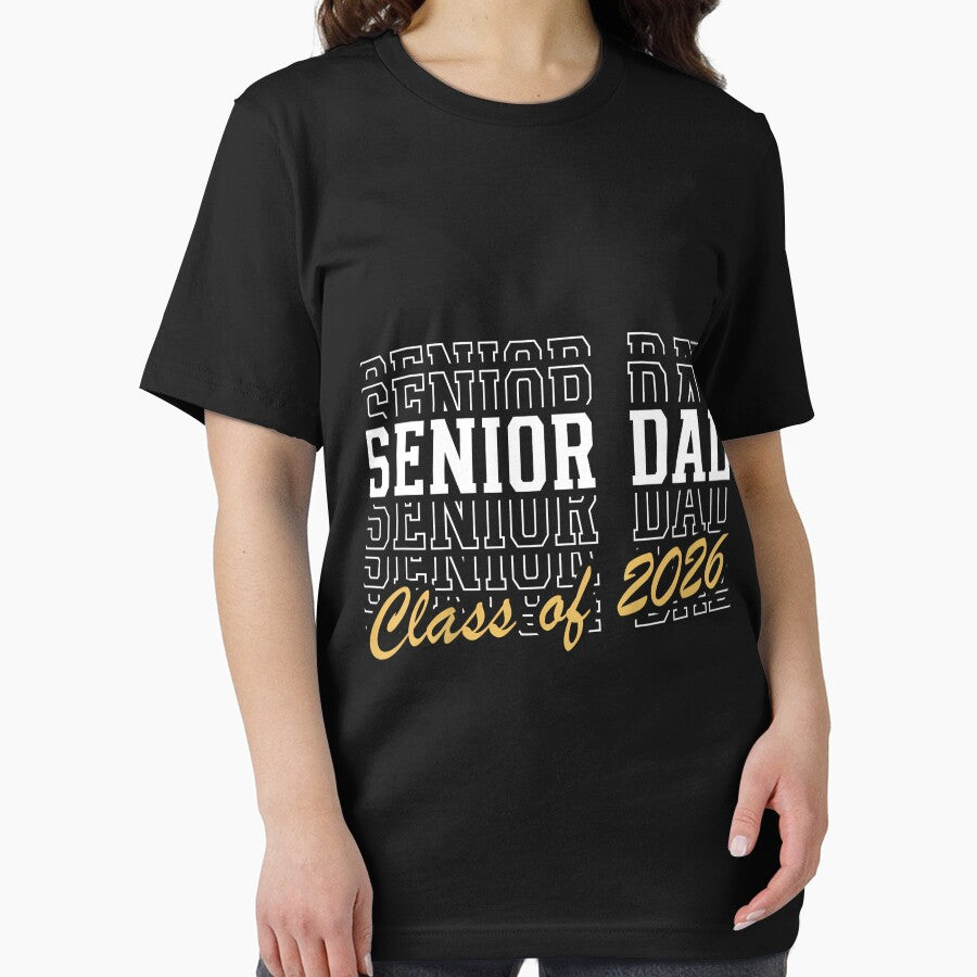 Senior Dad Class of 2026 Striped Graduate Father Graduation_2 by GreggRoss