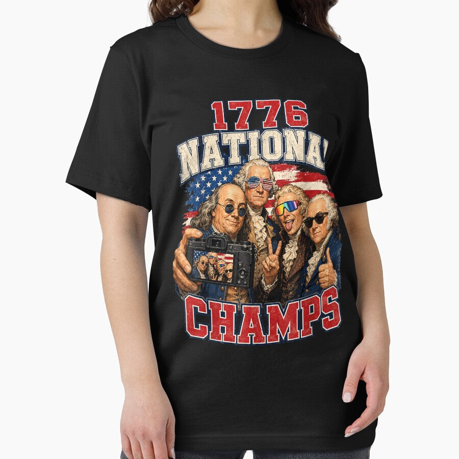 1776 National Champs Patriotic Founding Fathers America First by Glow-Paw-Studio