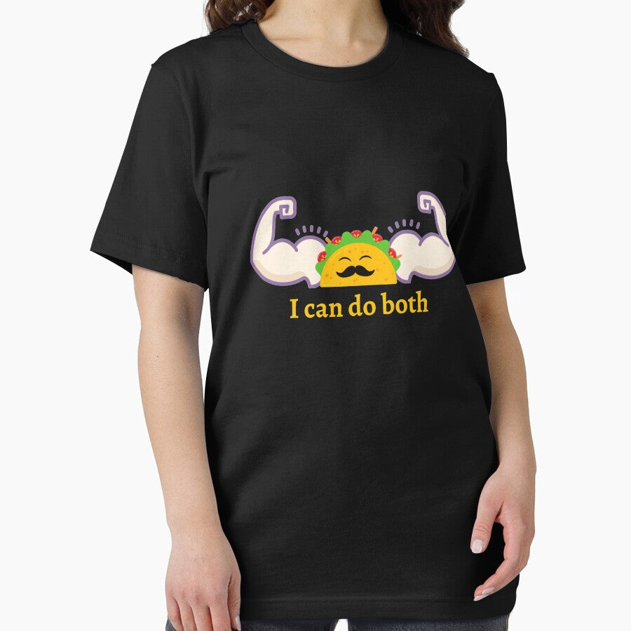 Taco Exercise - I Can Do Both Funny Taco by designitfun