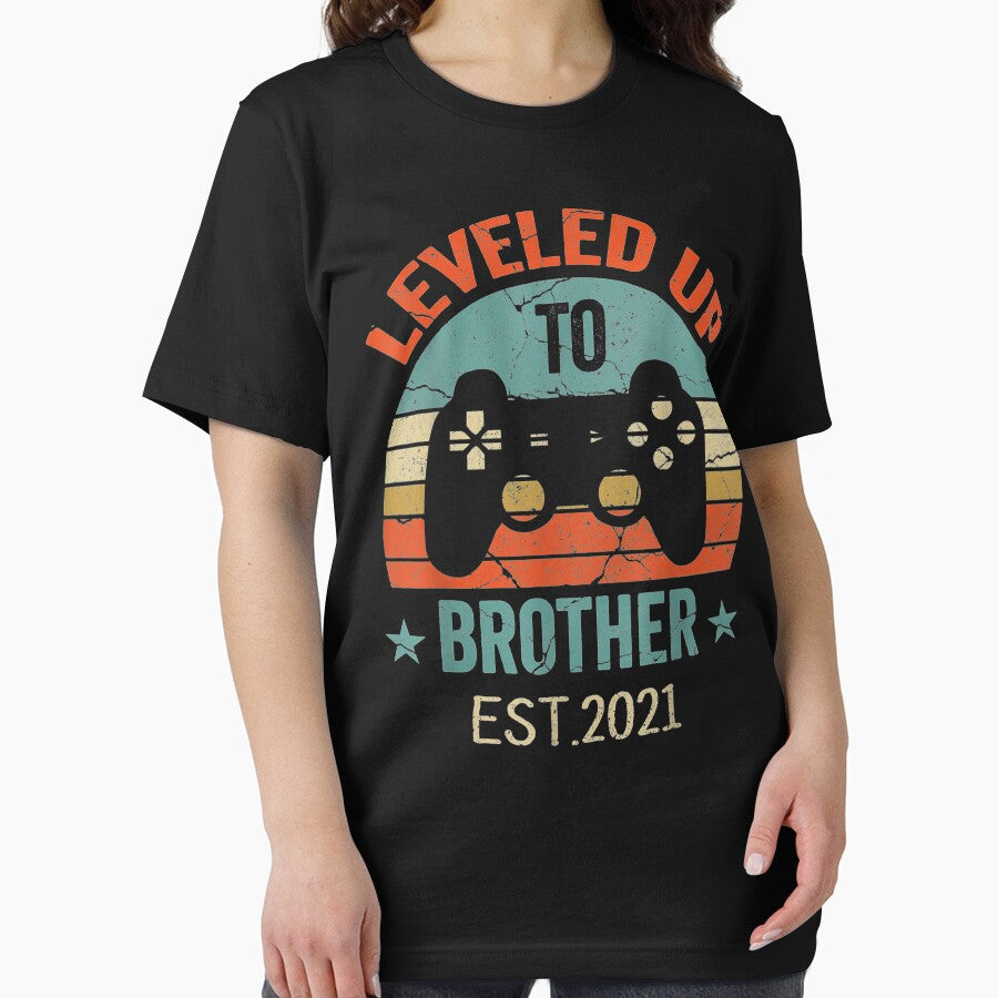 Promoted To Brother Est. 2021 2020 Leveled Up To Daddy & Dad by DanteShop