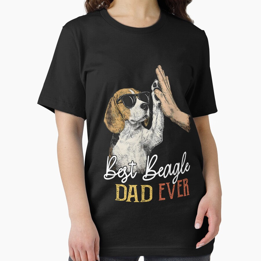 Best Beagle Dad Ever Men Daddy Dog Lover Fathers Day by KristineLi