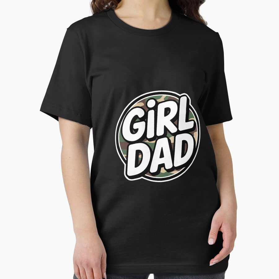 Dad Camouflage Papa Daddy Life Camo Fathers Day Girl by trinfhri