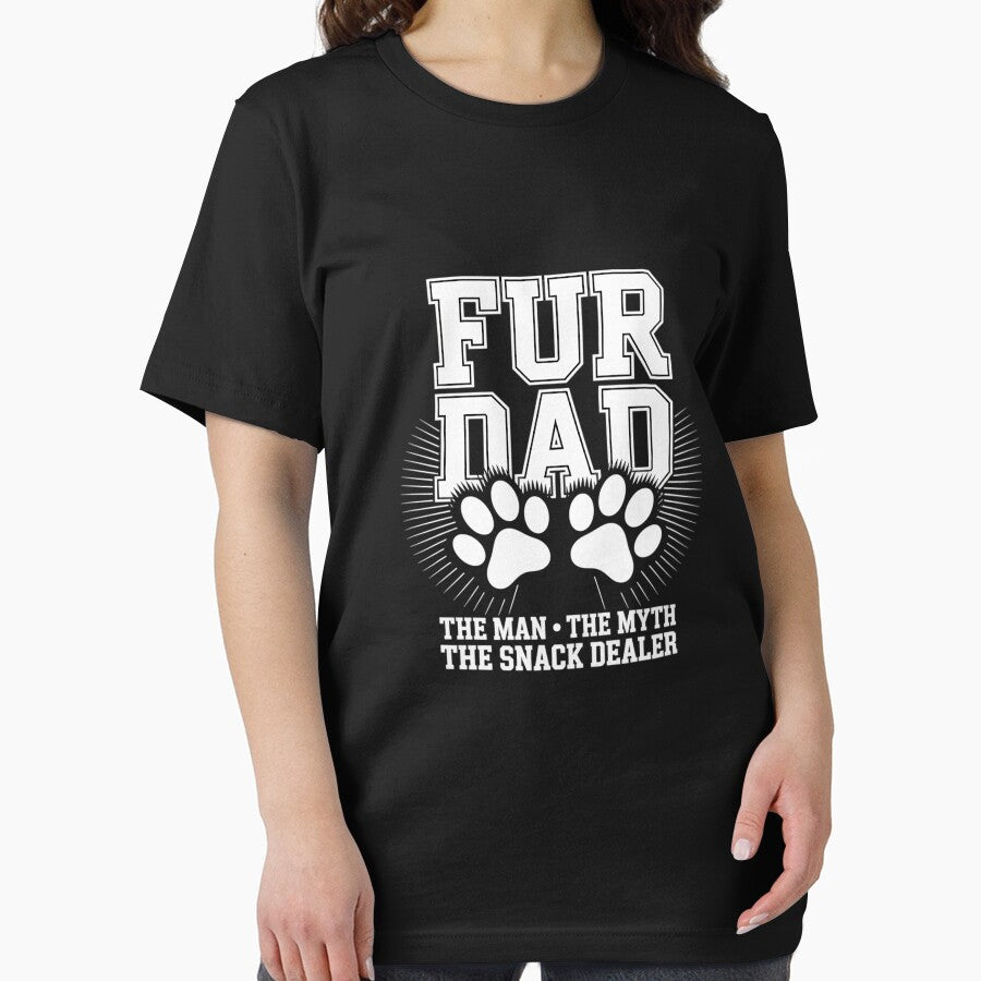 Fur Dad The Man The Myth The Snack Dealer Dog Fathers Day by MathisBellanger