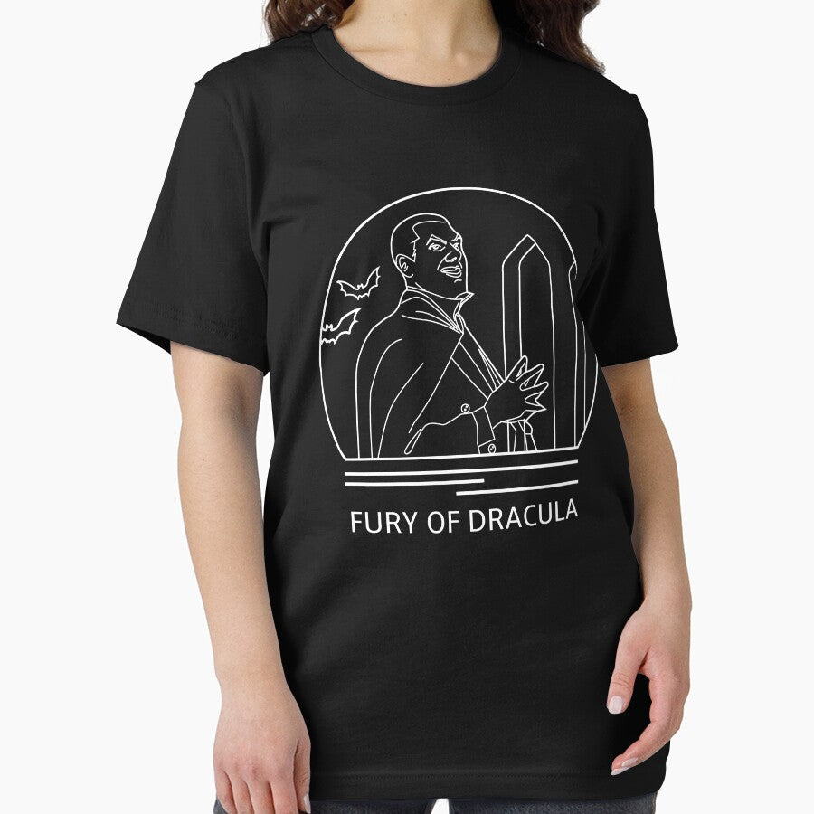 Fury of Dracula Minimalist Line Drawing - Board Game Inspired Graphic - Tabletop Gaming  - BGG by MeepleDesign