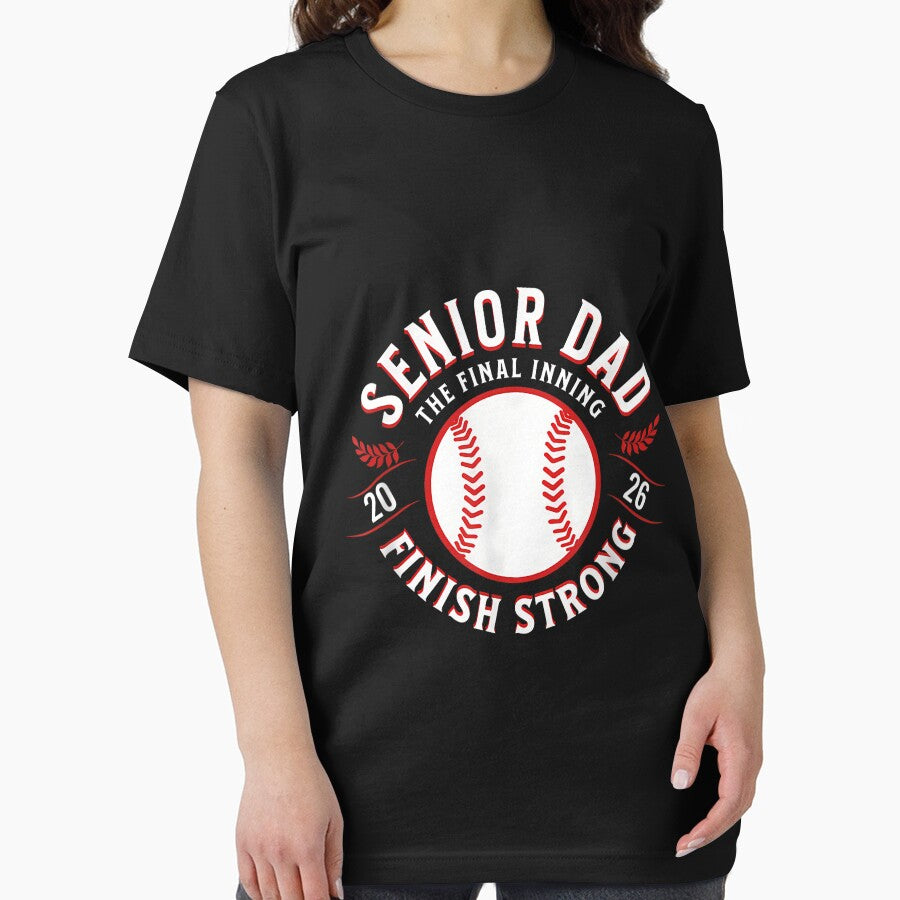 Baseball Senior Dad 2026 The Final Inning Distressed by KristineLi
