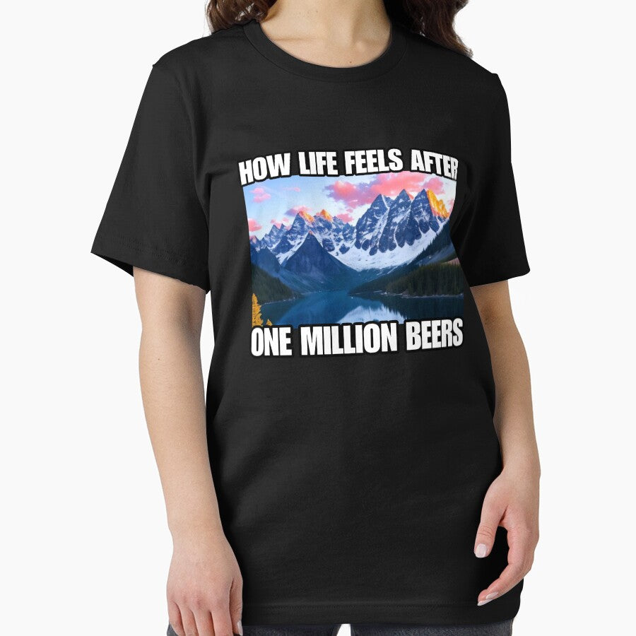 How Life Feels After One Million Beers. Viral Meme Social Media Trend by SillyMerchant