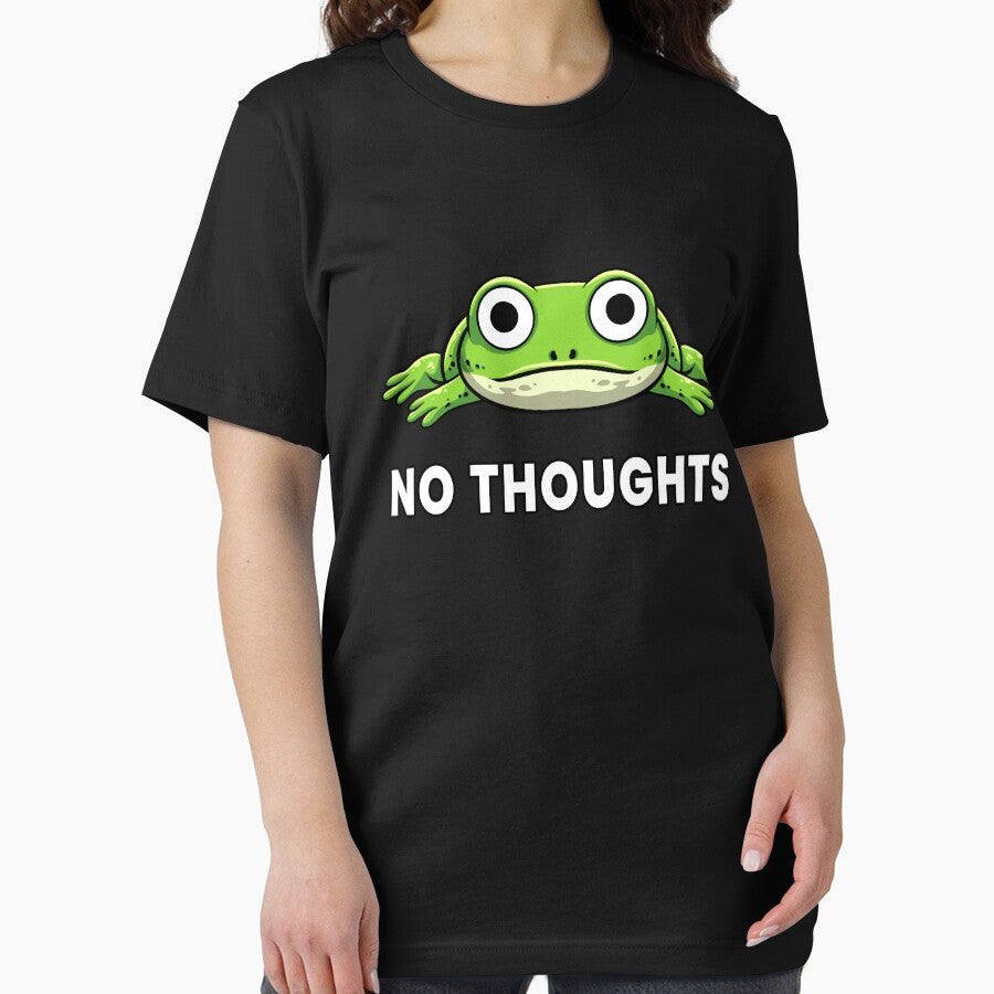No Thoughts – Empty Head Frog Meme by Kewessthetic