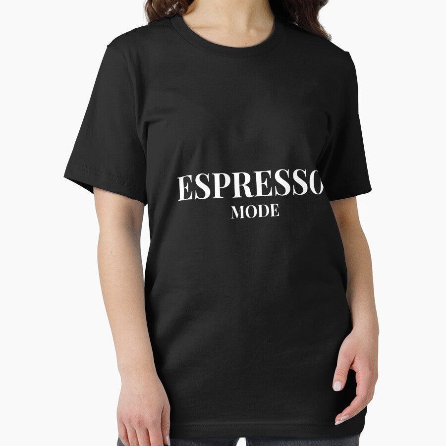 ESPRESSO Mode Design For Dark Clothing by Coffee Vibes