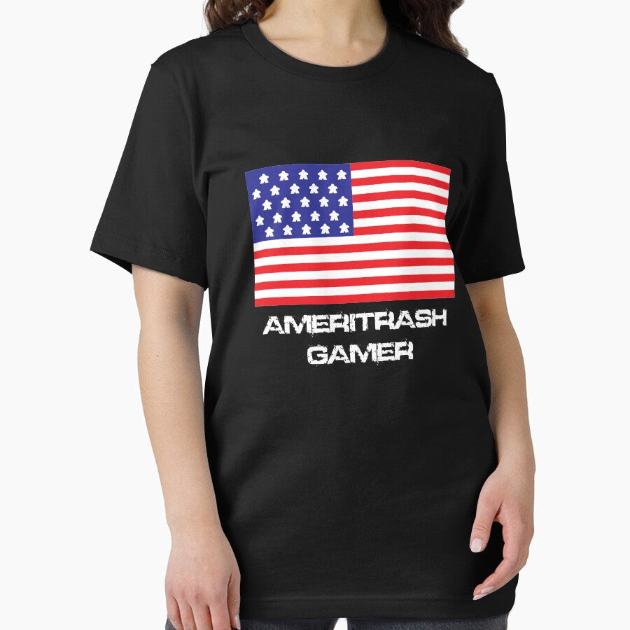 Ameritrash Gamer Board Game Inspired Graphic - Tabletop Gaming Meeple by MeepleDesign