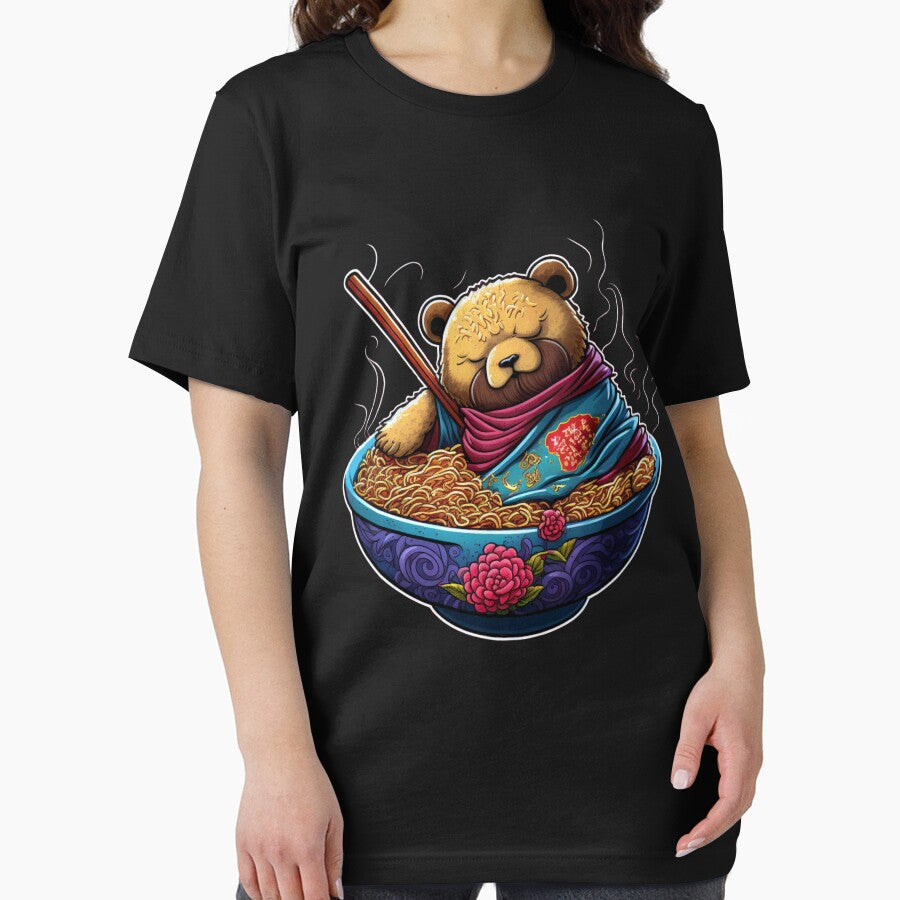 Sleepy Ramen Bear by Ajolan