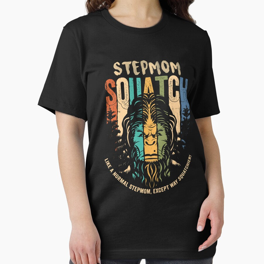 Stepmom Squatch - Funny Bigfoot Sasquatch Cryptid Mothers Day Gift by NatIntrovertSoc