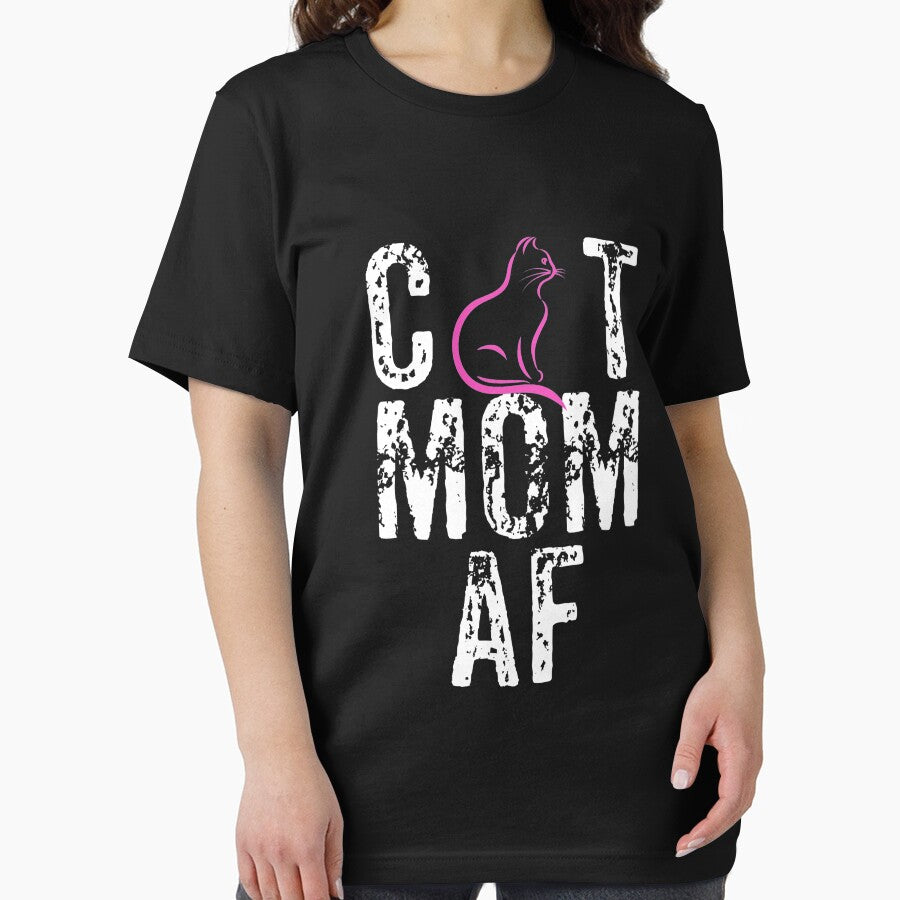 CAT MOM AF, Crazy Cat Mom, Cat Mom Gift, Crazy Cat Lady by Designs4Less