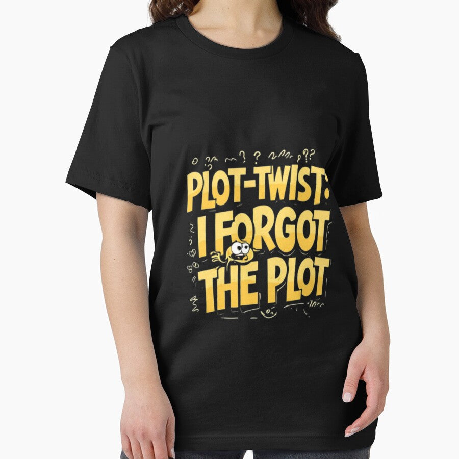 Plot Twist: I Forgot the Plot – Funny Writer Humor T-Shirt by Antik by Schulz