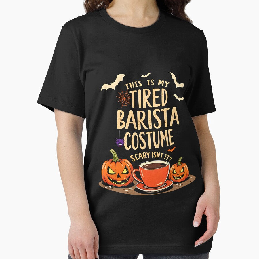 This Is My Tired Baristas Costume Scary Isn’t It Funny Matching Halloween Costume by WildAuraArt