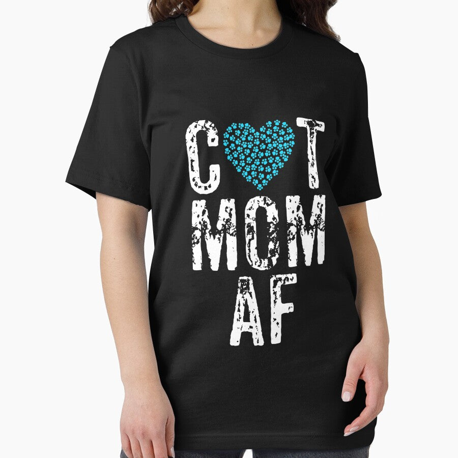 CAT Mom AF, Cat Paws, Crazy Cat Lady Gift, Cat Mom Gift by Designs4Less