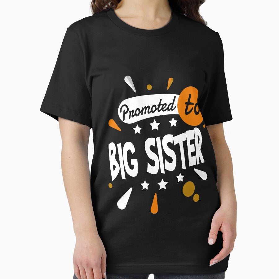 Funny Promoted to Big Sister T-Shirt New Big Siste by Anumber1