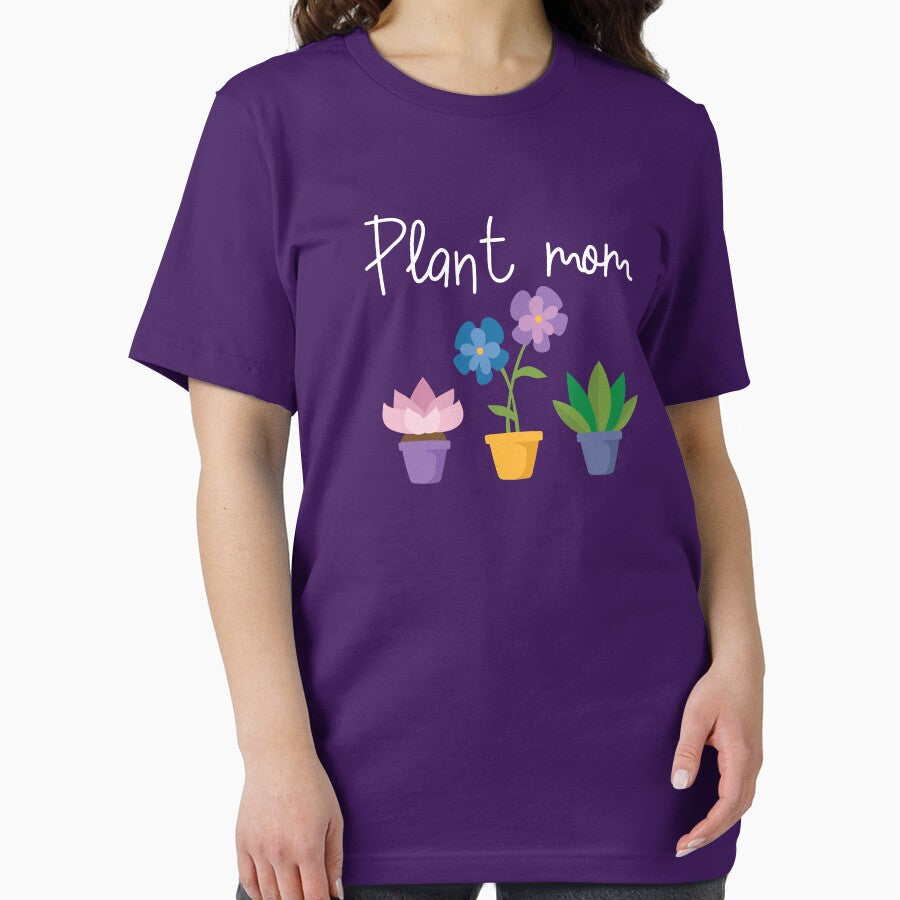 Plant mom and potted plants, indoor plants by VondasCreations