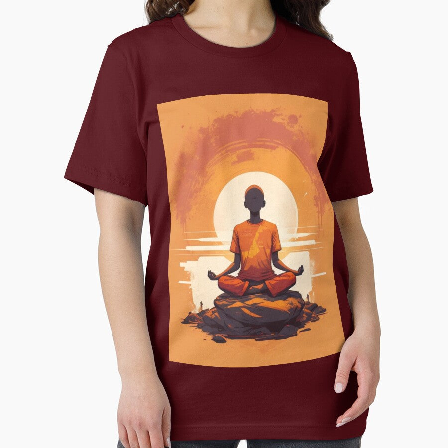 Serene Silence Meditation Design by PaperPalette