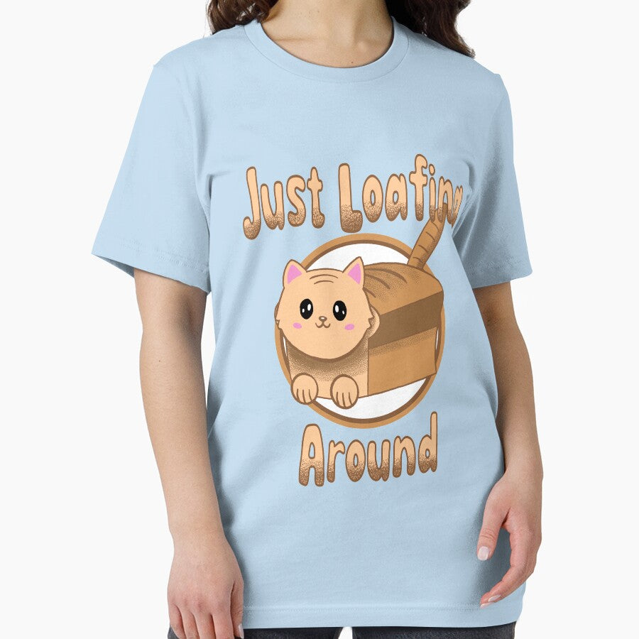 Cute Kawaii Cat Loaf of Bread Just Loafing Around Funny Food by ksrogersdesigns