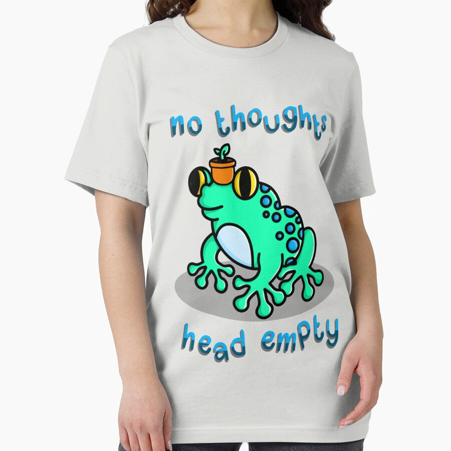 No thoughts head empty frog by CarnelianLights