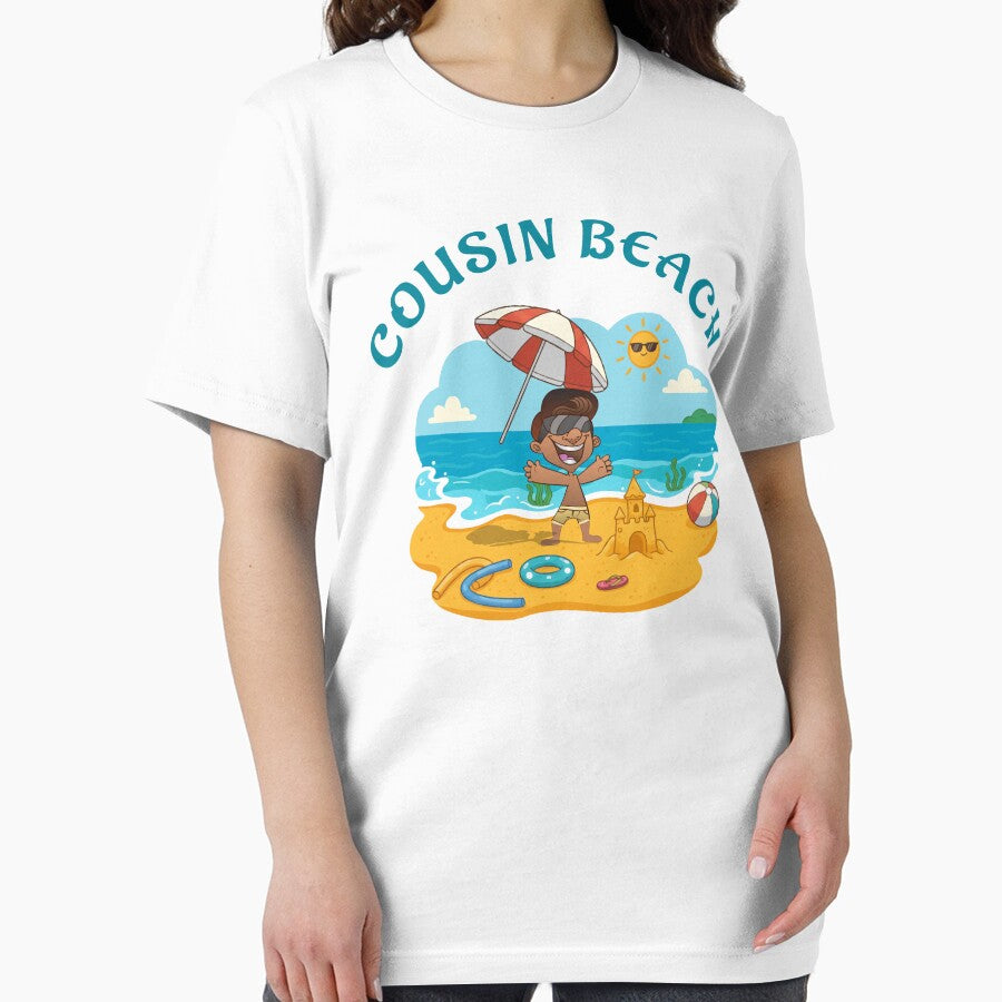 Cousin Beach Fun Summer Design | Cousin Crew Beach Vacation T-Shirt & Sticker by PixelWaveBD