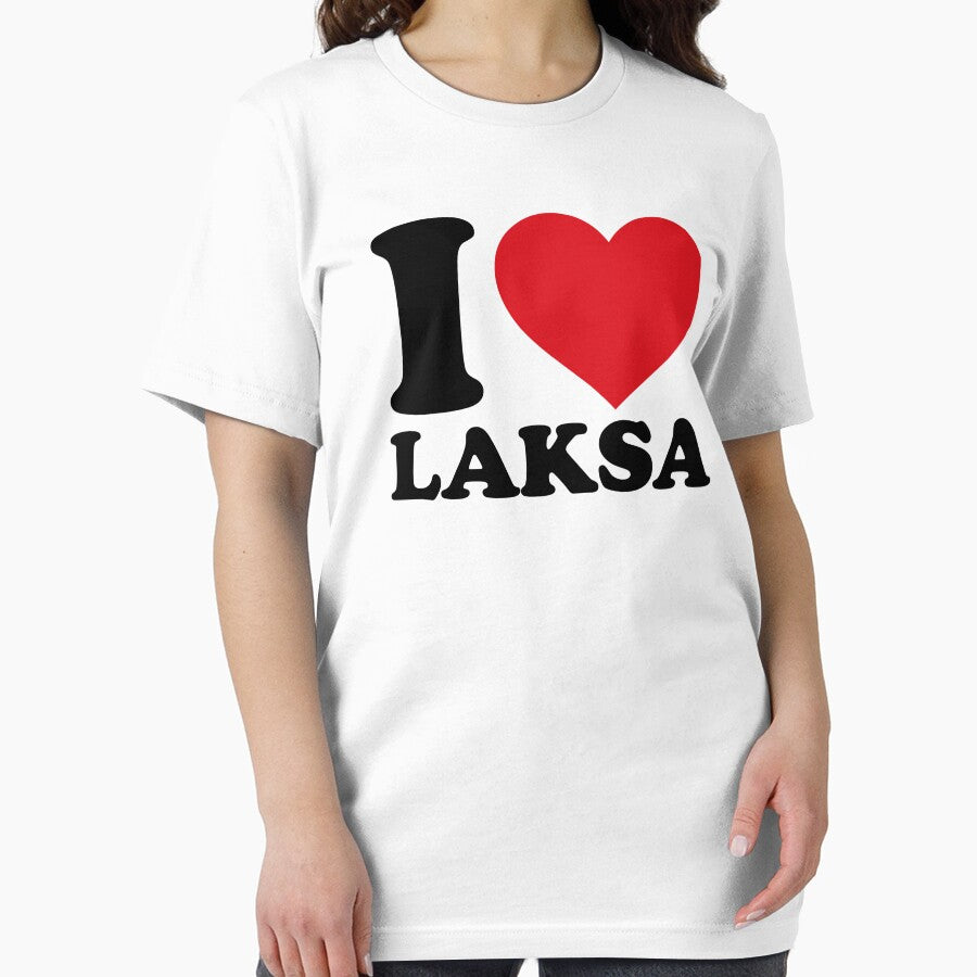 I love Laksa I ❤️ Laksa Malaysian Indonesian Noodle Soup Lovers Gift by EmeraldeaArt
