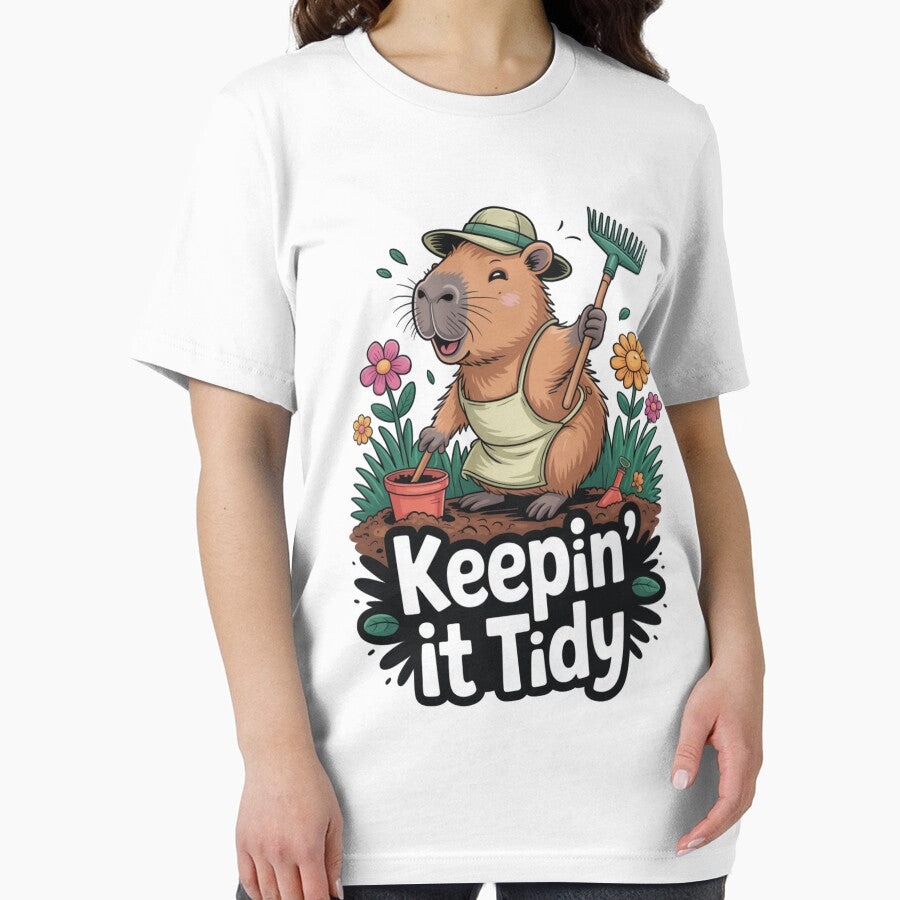 Capybara Chill – Just Chilling Garden Mood by DreamOnShirts