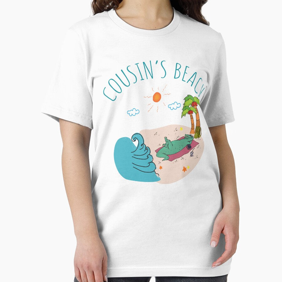 Funny Cousins Beach Design | Cousin Crew Summer Fun Vacation Shirt & Sticker by PixelWaveBD