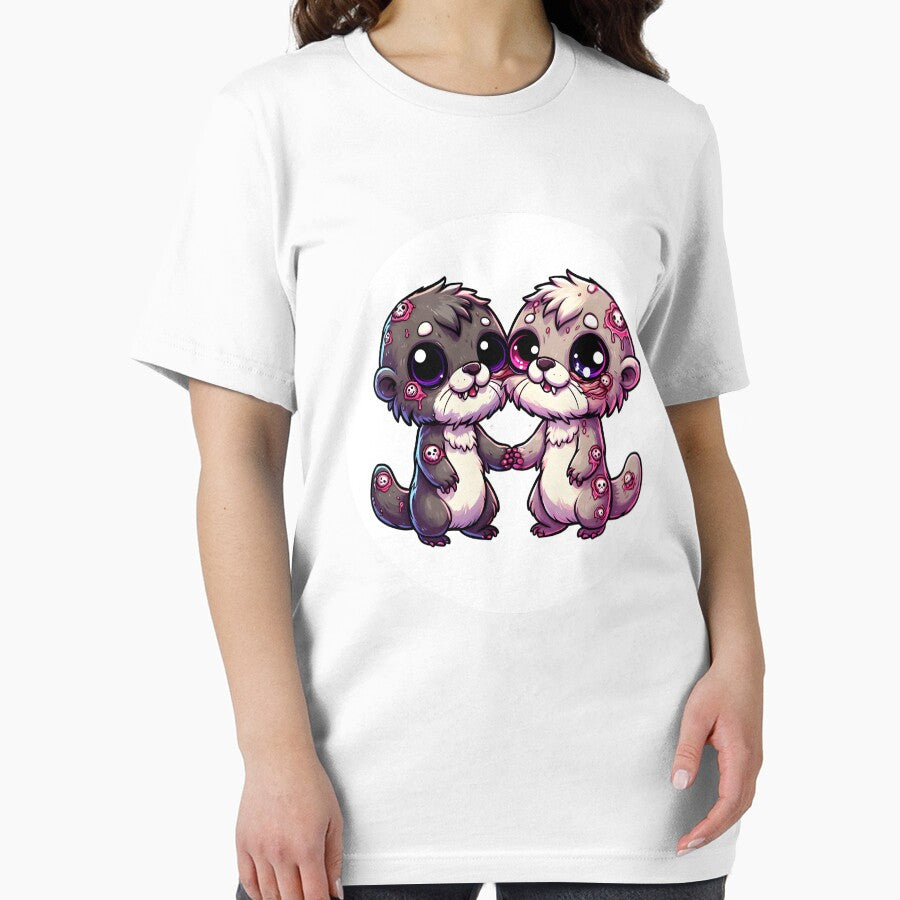 Undead Otter Duo: A Cute and Creepy Bond by Mechanical-Artt