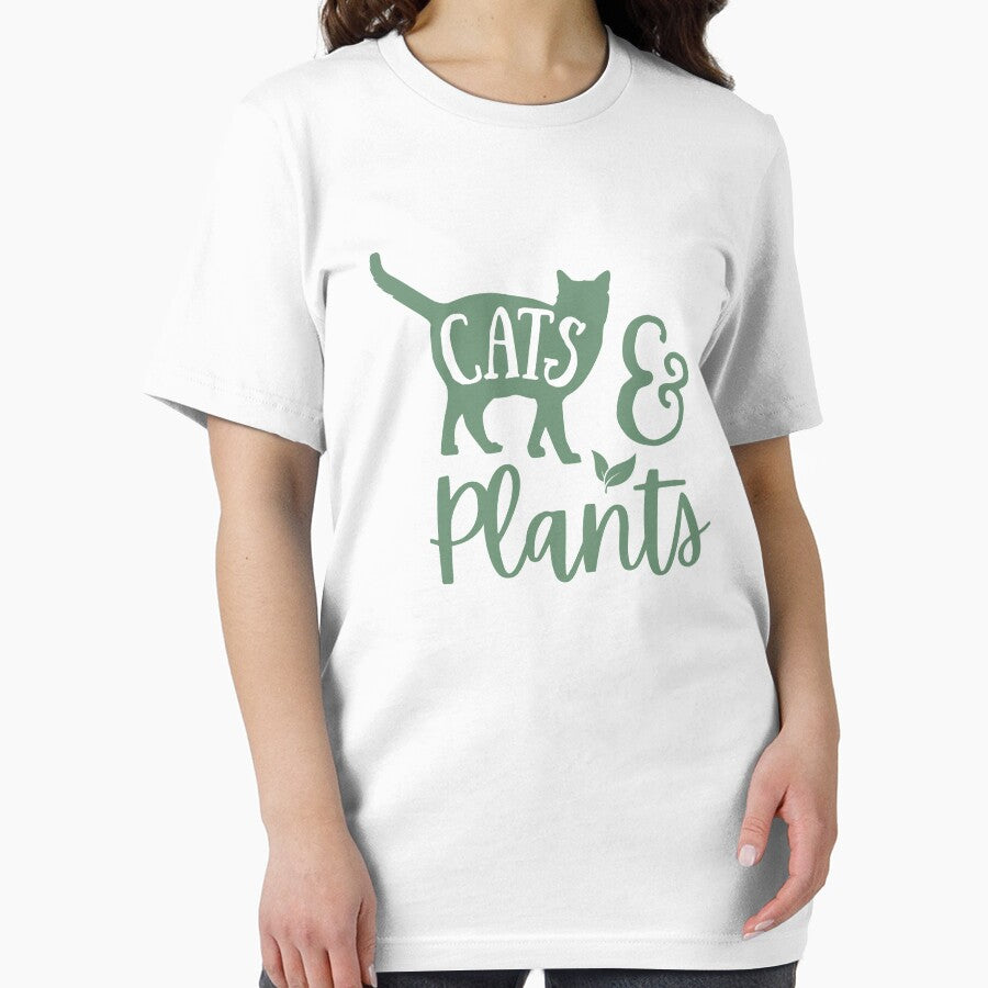 Cats & Plants | Cat Lover | Plant Lover by Presto Prints Design