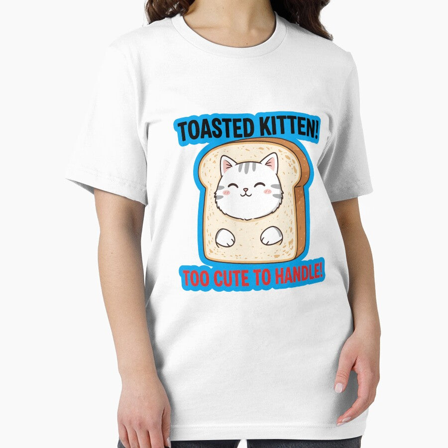 Toasted Kitten Adorable Kawaii Cat in Bread Slice by mseopr