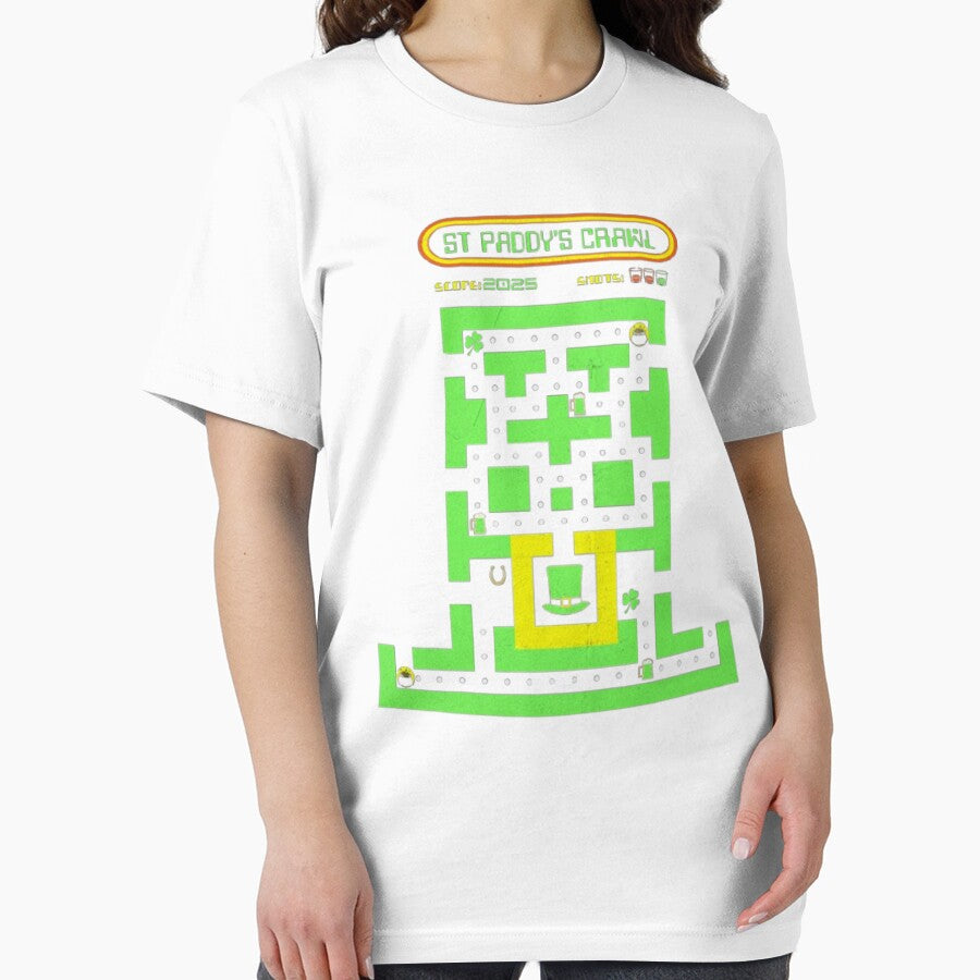 Retro-style arcade game screen titled "St Paddy's Crawl." by KolinBoy