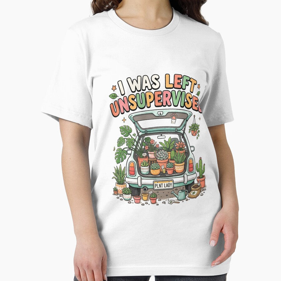 I was Left Unsupervised Funny Gardening Moms and Dads by CF_VintageDesign