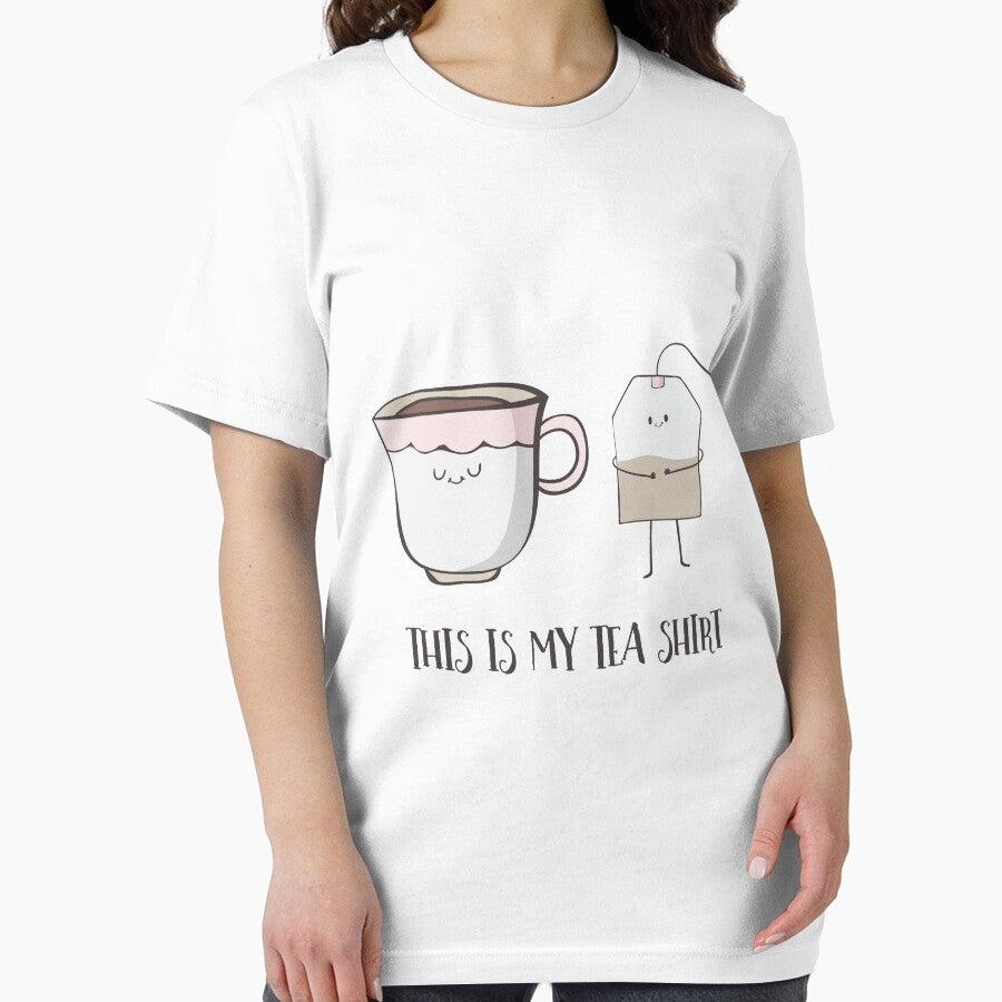 This Is My Tea Shirt - Funny Cute Tea Drinker T Shirt by DreamyPanda