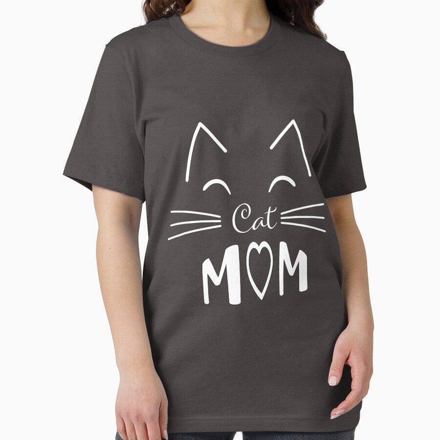 Cute face cat, Cat Nose Classic Active T-Shirt, Cat Mom Classic T-Shirt by vinsamoon