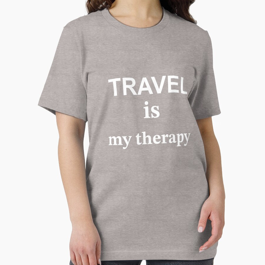 Travel is my therapy-T-shirt by CreationbyNiki