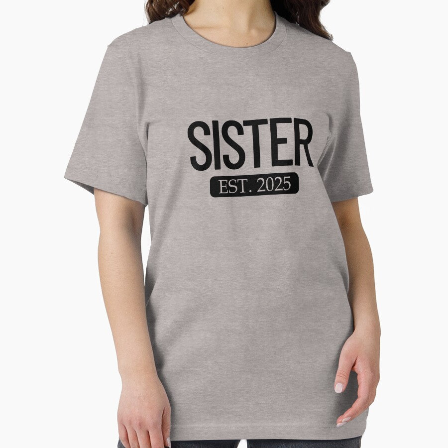 Sister Est. 2025 New Sister 2025 Girls Sister Gear by DynamicDesign