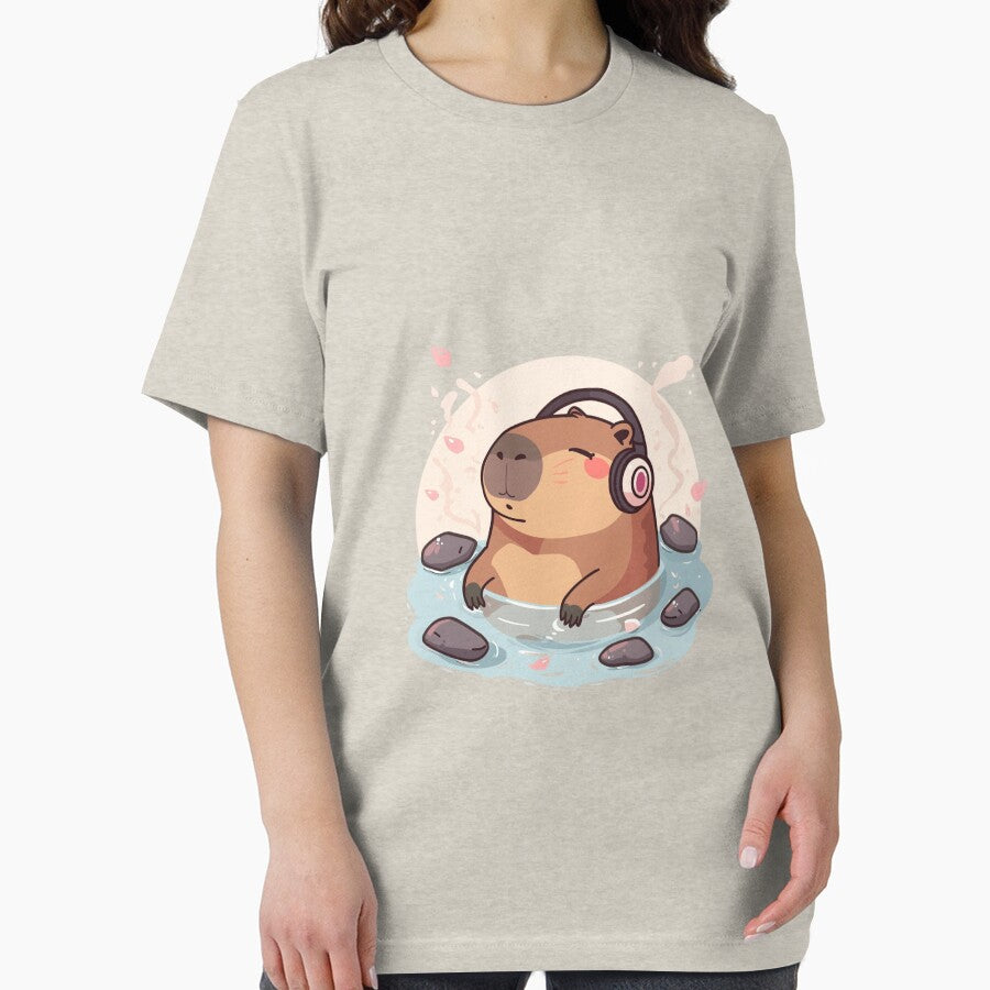 Relaxing Capybara Zen Art – Cute Chill Animal Illustration for Aesthetic Vibes by Aziz141