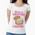 You're a Glitter Dumpling – Cute Squishy Dumpling pinky Design by EmeraldeaArt