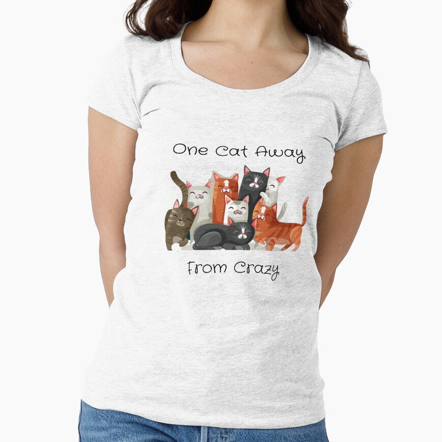 One Cat Away From Crazy by WeTrieditatHome