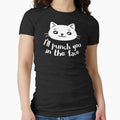 I'l punch you in the face - cute Cat doodle by FandomizedRose