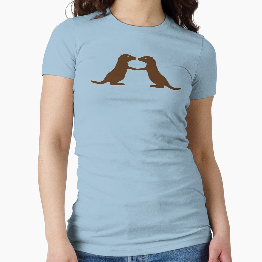 Otters Holding Hands by jezkemp