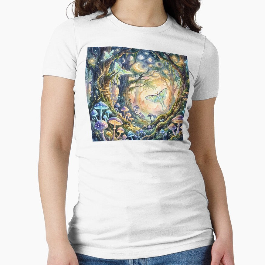 Celestial Fairy Mushroom Forest Dreams by Storybook Botanica