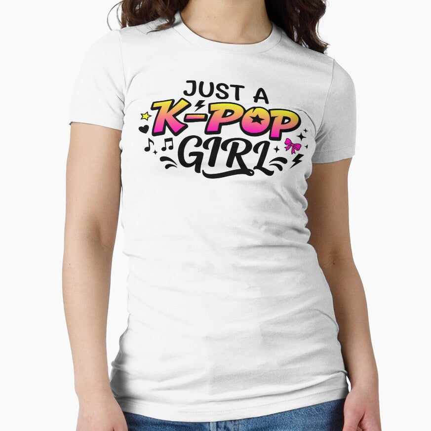 Just a K-Pop Girl - Kpop Fangirl Y2K Retro Design by Vanilla-Girl