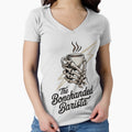 Bonehanded Barista Skeleton and Cup Logo - Black by Bonehanded
