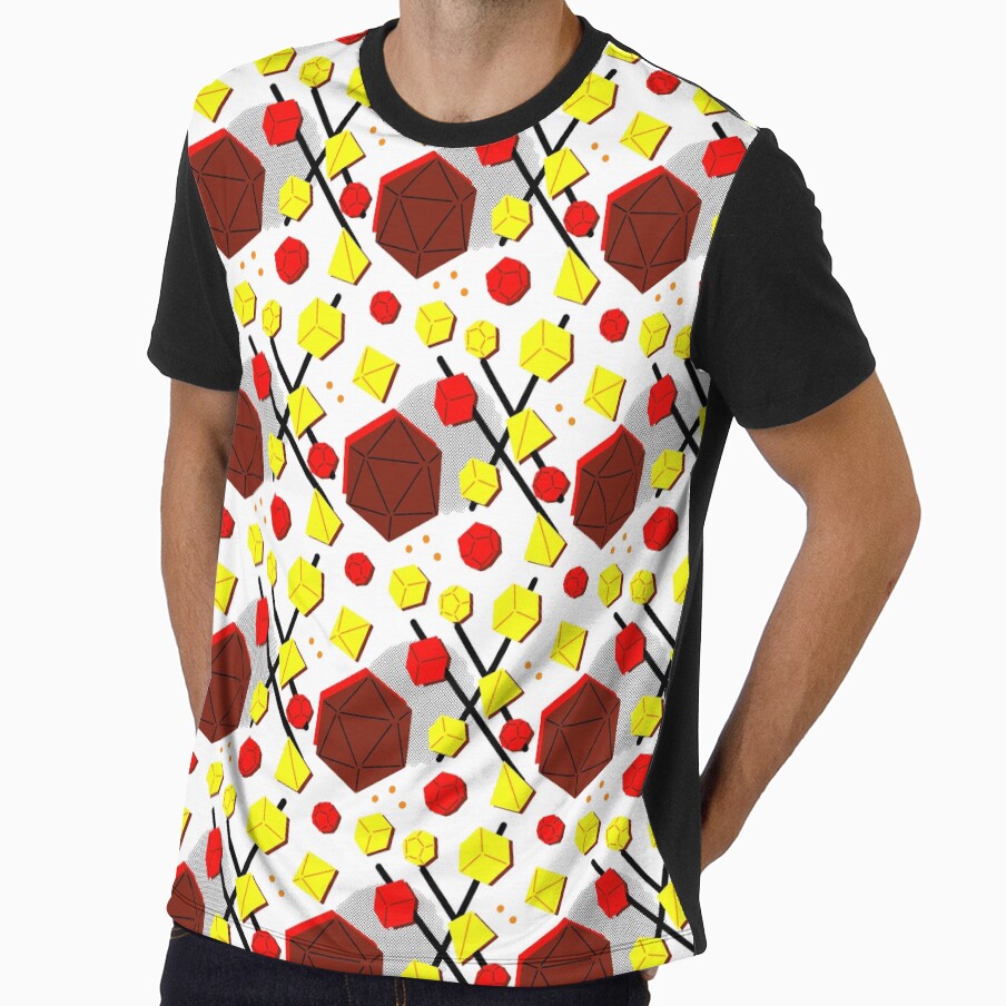 Dice Pattern - red by ohdormouse