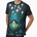 Girl in Shell with Glowing Jellyfish by Magical Art Store