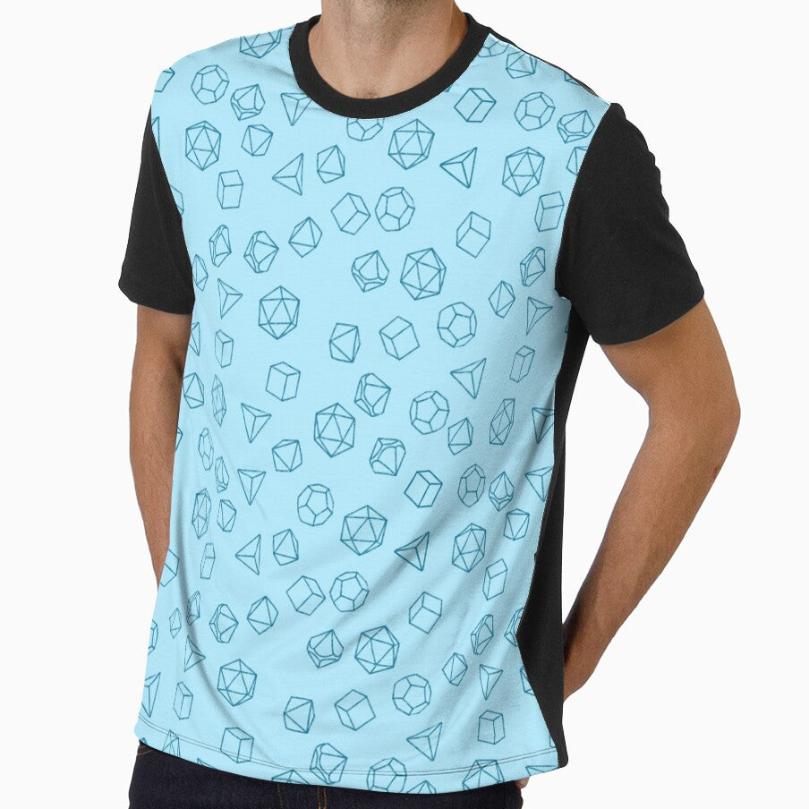 DnD Dice Baby Blue Pattern by sagm
