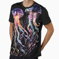 The glow of dark waters - watercolor jellyfish by SolaoLab