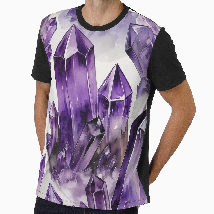Amethyst Crystal Cluster – Purple Healing Gemstone Art by Mindful Karma